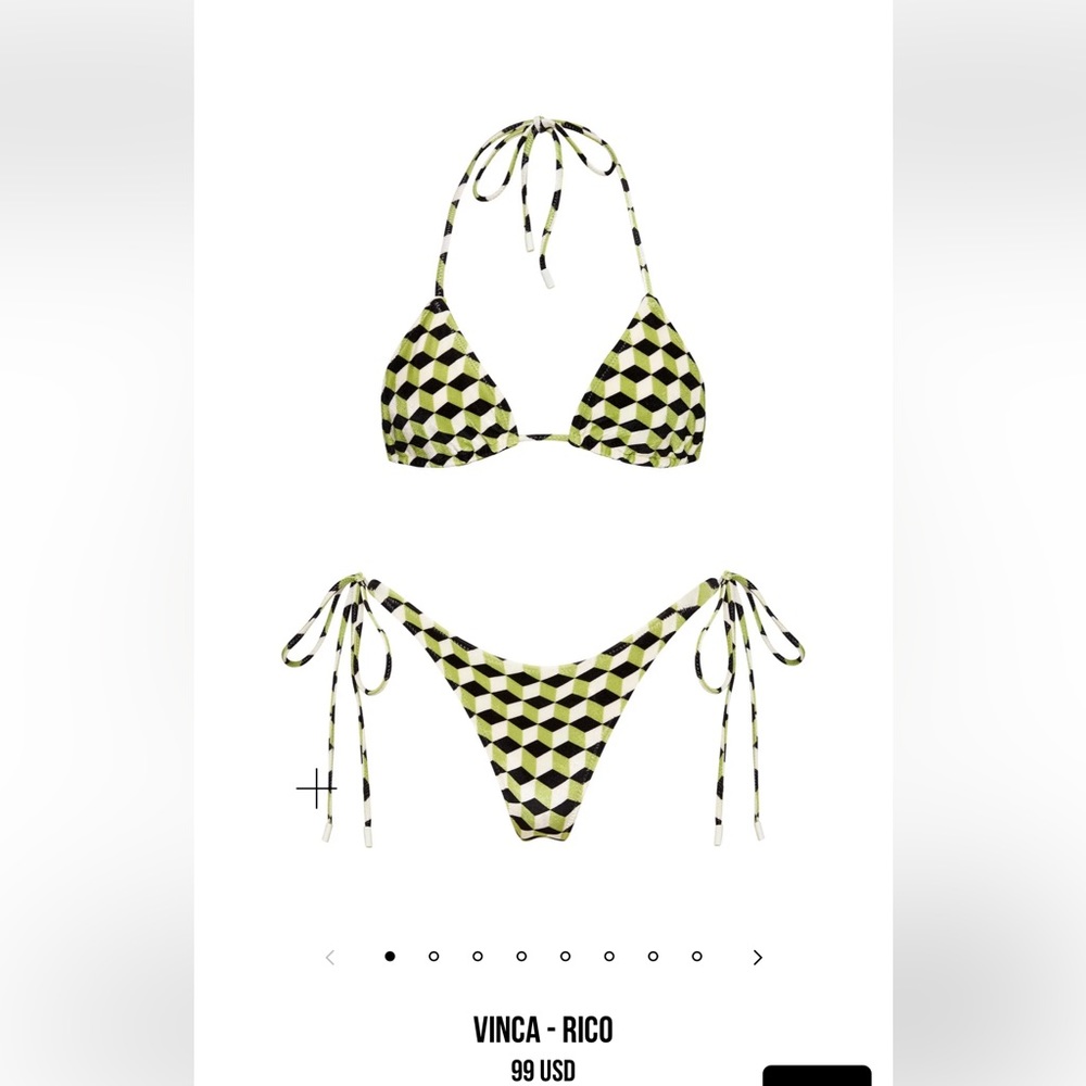 Triangl swimwear. VINCA-RICO top and bottom.